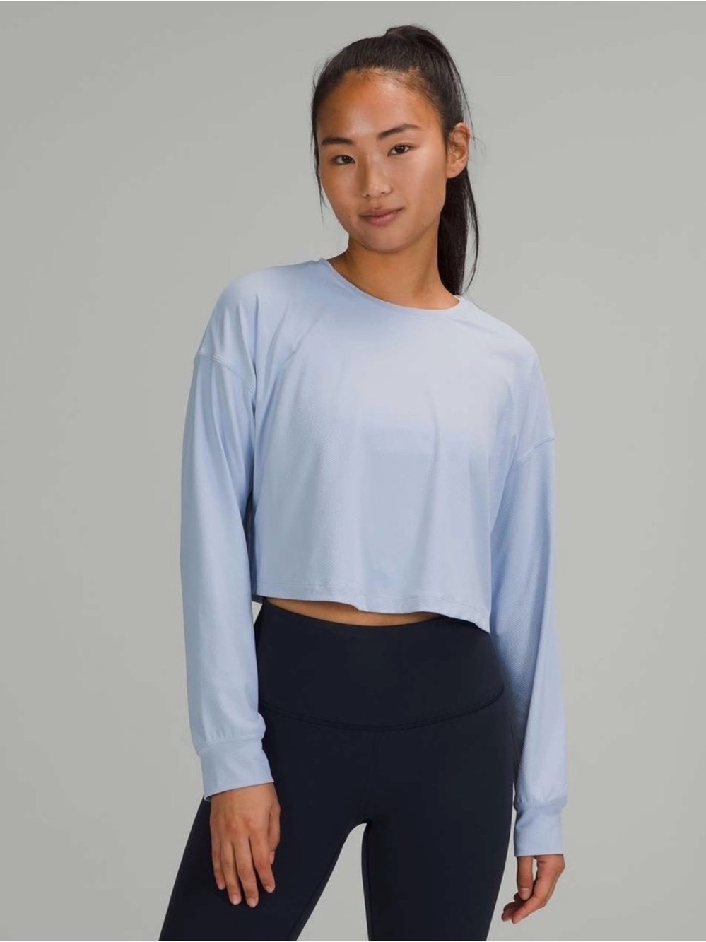 Lululemon Long-Sleeve Cropped Tee